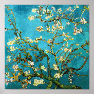 Van Gogh Blossoming Almond Träd (F671) Fine Art Poster