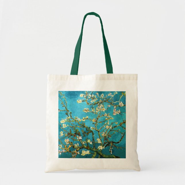 Van Gogh Blossoming Almond Träd (F671) Fine Art Tygkasse (Framsidan)
