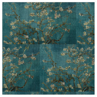 Van Gogh - Blossoming Almond Träd Tyg