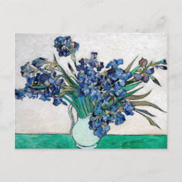 Van Gogh Blue Irises Vykort