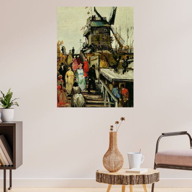 Van Gogh - Blute-Fin Mill Poster (Vardagsrum 3)