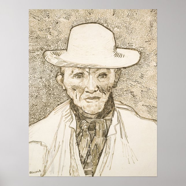 Van Gogh - bönder från Camargue Poster (Framsidan)