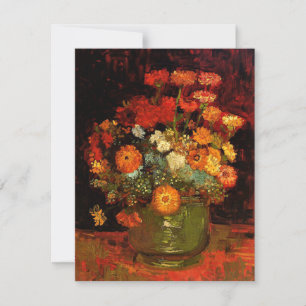 Van Gogh - Bowl med Zinnias