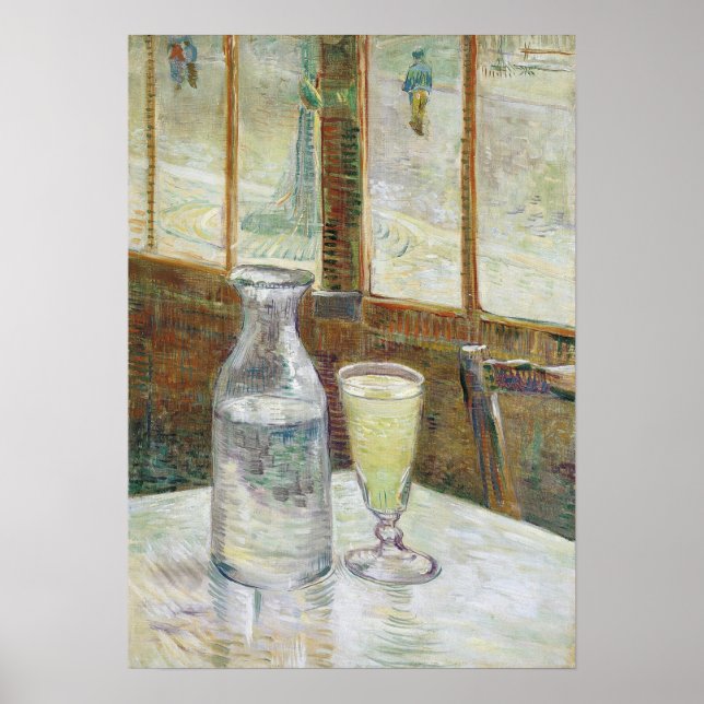 Van Gogh - Cafe Bord with Absinthe Poster (Framsidan)
