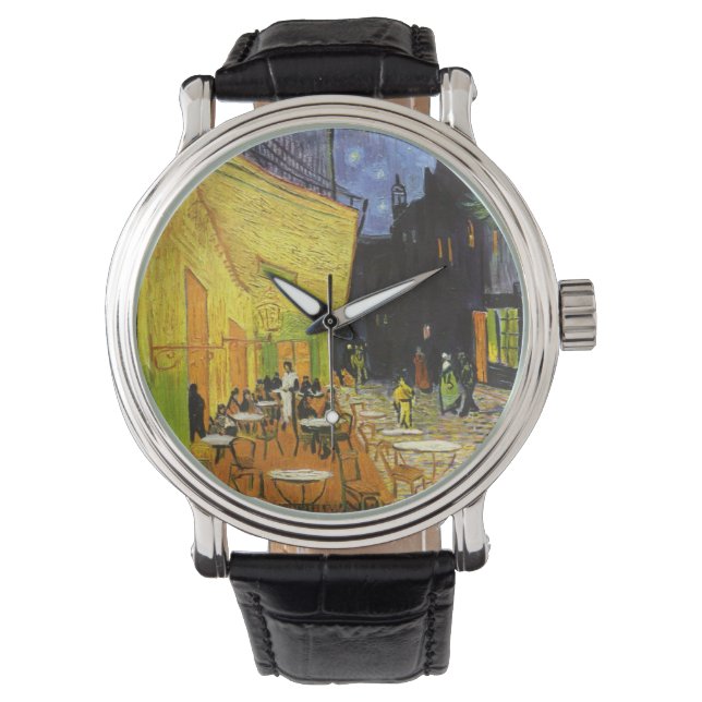 Van Gogh cafe terrace Armbandsur (Framsida)