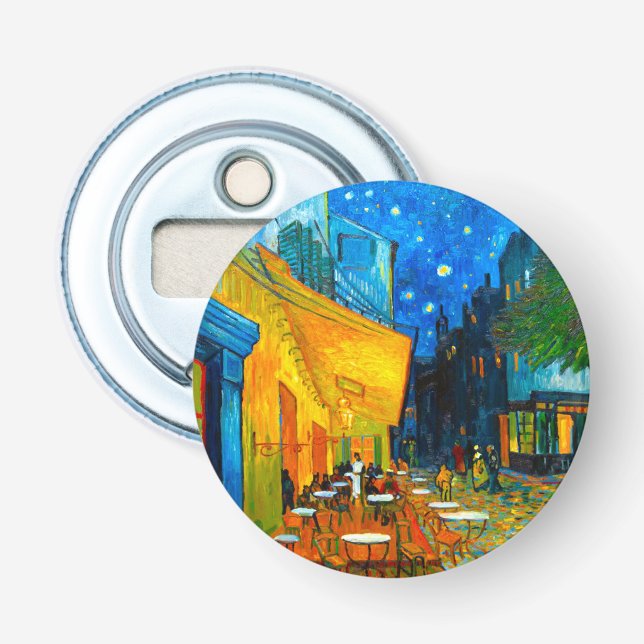 Van Gogh Café Terrace at Night Flasköppnare (Framsidan)