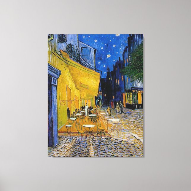Van Gogh - Cafe Terrace Canvastryck (Framsida)