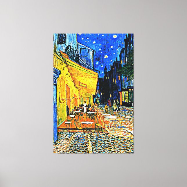 Van Gogh - Cafe Terrace Canvastryck (Framsida)