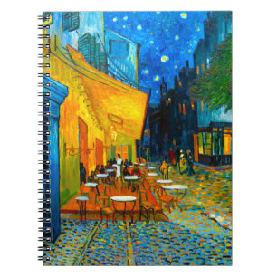Van Gogh Café Terrace i natt Anteckningsbok