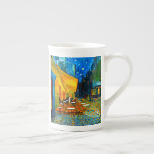 Van Gogh Café Terrace i natt Benporslin Mugg
