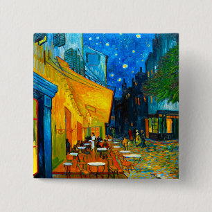 Van Gogh Café Terrace i natt Knapp