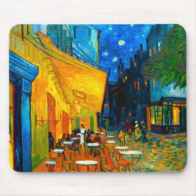 Van Gogh Café Terrace i natt Musmatta (Framsidan)