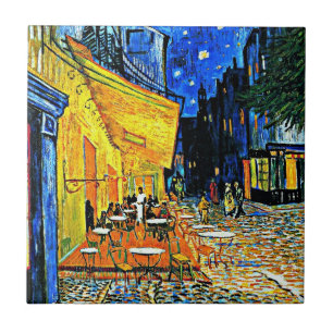 Van Gogh - Cafe Terrace Kakelplatta