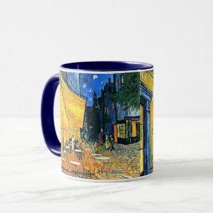 Van Gogh - Cafe Terrace, målning av berömd Mugg