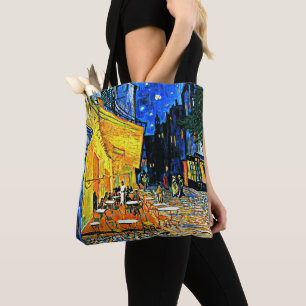 Van Gogh - Cafe Terrace, målning av berömd Tygkasse