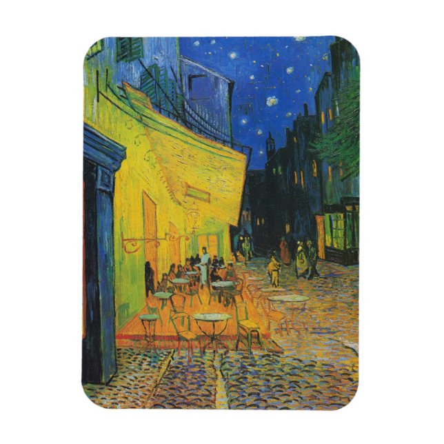 Van Gogh | Cafe Terrace på natten | 1888 Magnet (Vertikal)