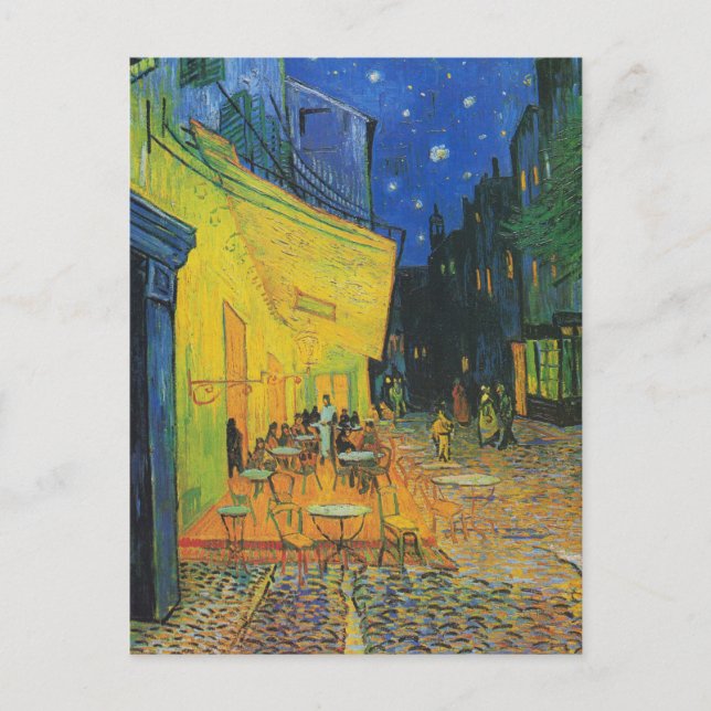 Van Gogh | Cafe Terrace på natten | 1888 Vykort (Framsida)