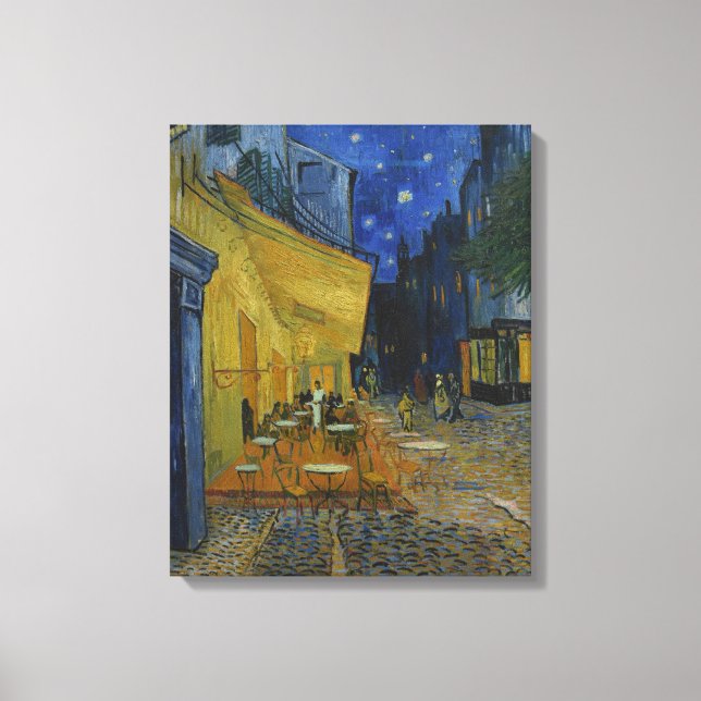Van Gogh Cafe Terrace på natten Canvastryck (Framsida)