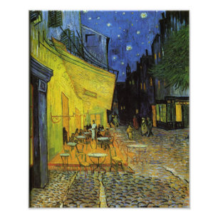 Van Gogh, Cafe Terrace på natten Fototryck