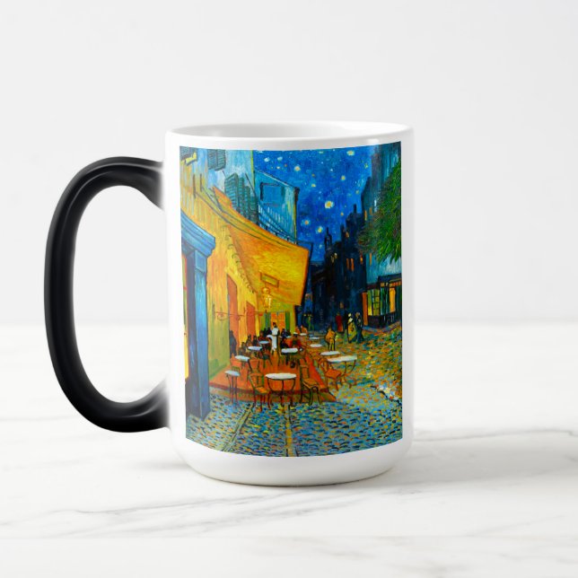 Van Gogh Café Terrace på natten Magisk Mugg (Vänster)
