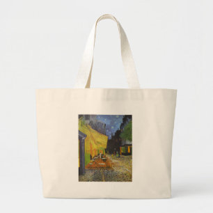 Van Gogh Cafe Terrace Post-Impressionist Jumbo Tygkasse