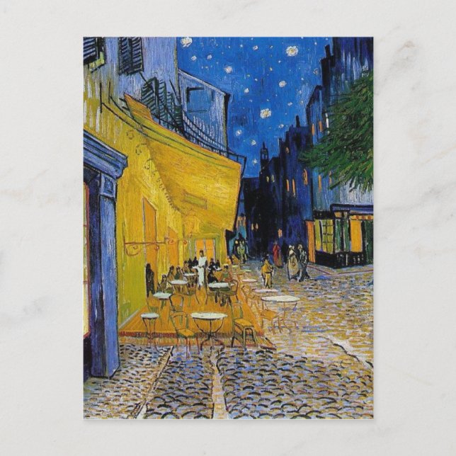 Van Gogh - Cafe Terrace Vykort (Framsida)