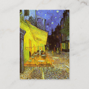 Van Gogh: Cafeterrass på natten Visitkort