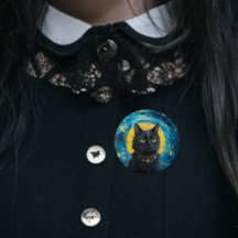 Van Gogh Cat Goth cat Svarta katter