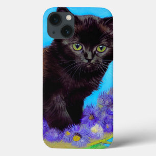 Van Gogh Cat och Flowers