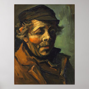 Van Gogh - chef för en bonde Poster