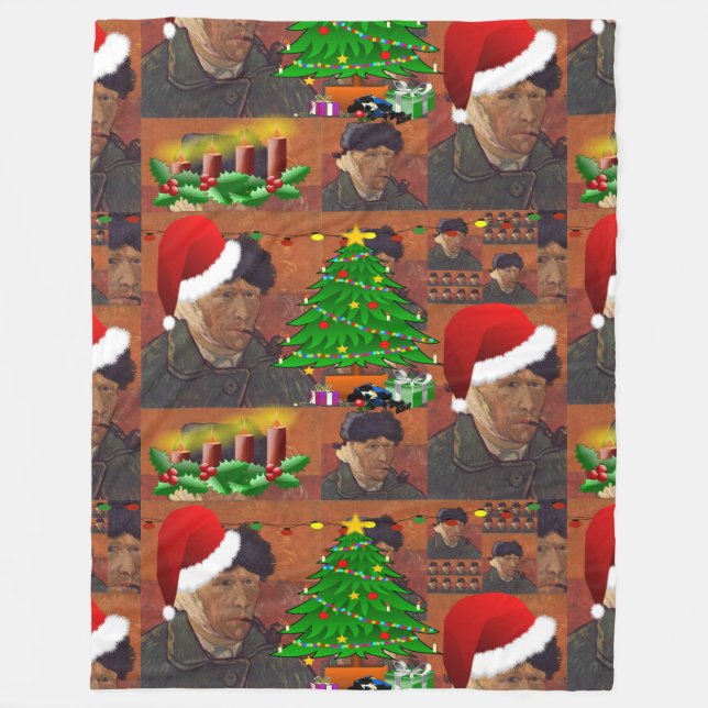 van gogh christmas filt (Framsidan)