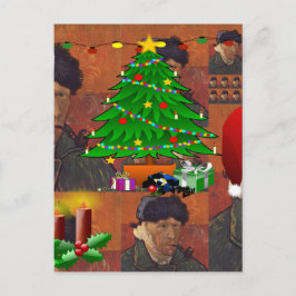 van gogh christmas helg vykort