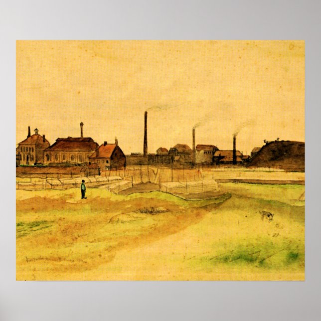 Van Gogh - Coalmine in the Borinage, Poster (Framsidan)