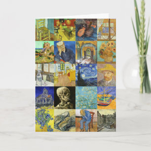 Van Gogh Collage Kort