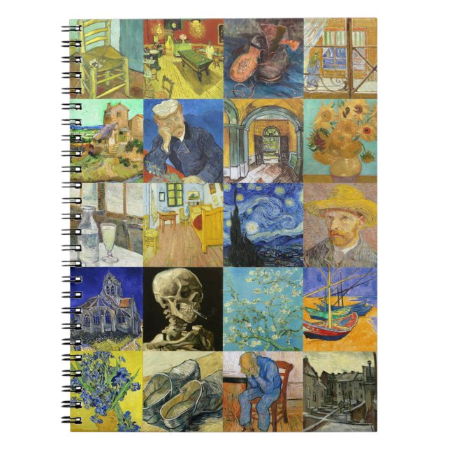 Van Gogh Colllage Anteckningsbok (Framsidan)