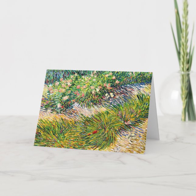 Van Gogh - Corner med Butterflies Kort (Framsida)