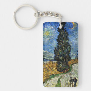 Van Gogh - Cypress mot Starry Himlar