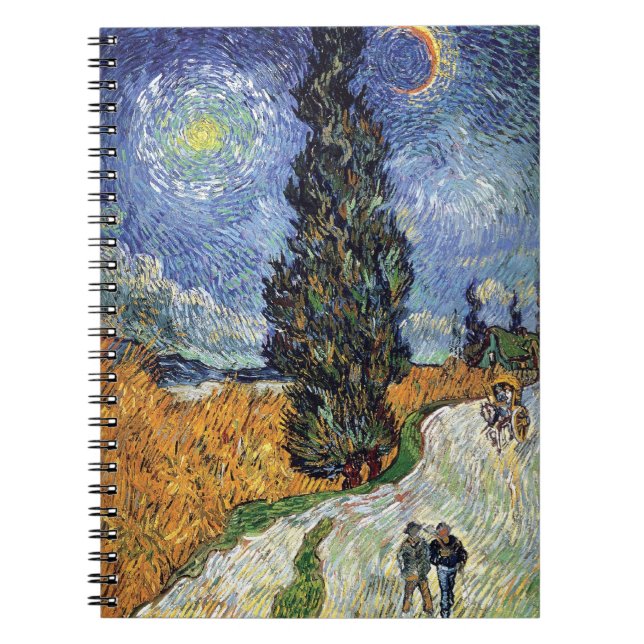 Van Gogh - Cypresväg Anteckningsbok (Framsidan)