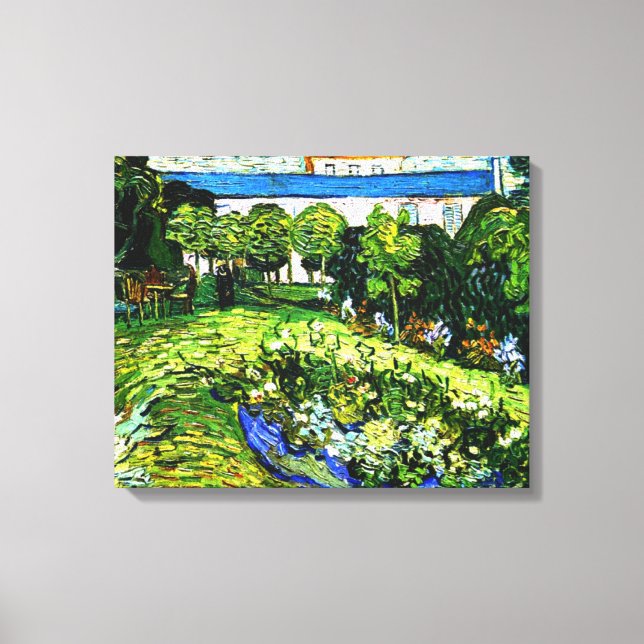 Van Gogh - Daubigny's Garden, berömdens målning Canvastryck (Framsida)