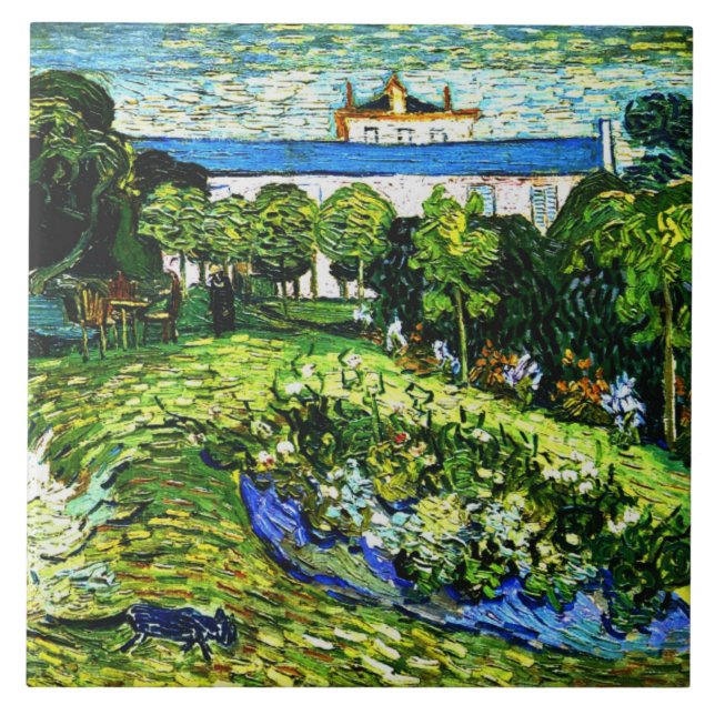 Van Gogh - Daubigny's Garden Kakelplatta (Framsidan)