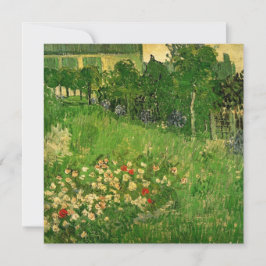 Van Gogh Daubignys inbjudan till Garden Wedding