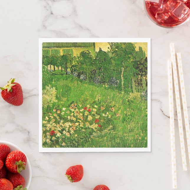 Van Gogh - Daubignys trädgård, Pappersservett (Insitu)