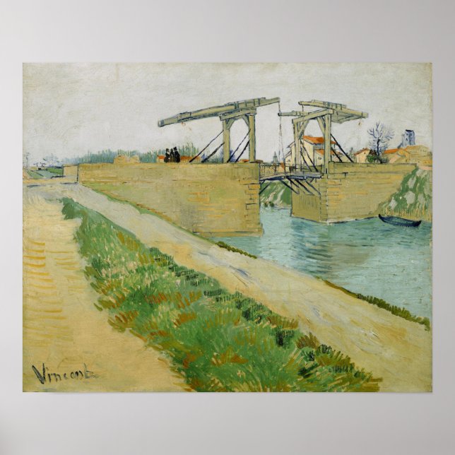 Van Gogh - De Brug Langlois Poster (Framsidan)