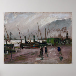 Van Gogh De Ruijterkade i Amsterdam Poster