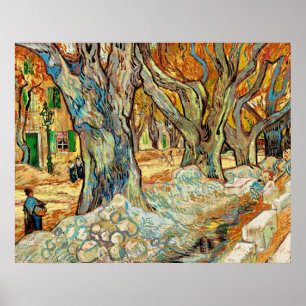 Van Gogh - De stora platanerna Poster
