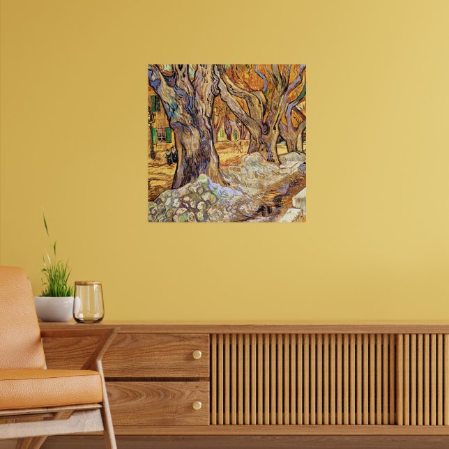 Van Gogh - De stora platanerna, Poster (Vardagsrum 2)