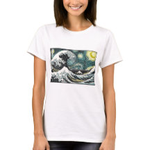 Van Gogh den Starry natten - Hokusai som
