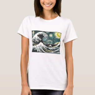 Van Gogh den Starry natten - Hokusai som Tröja