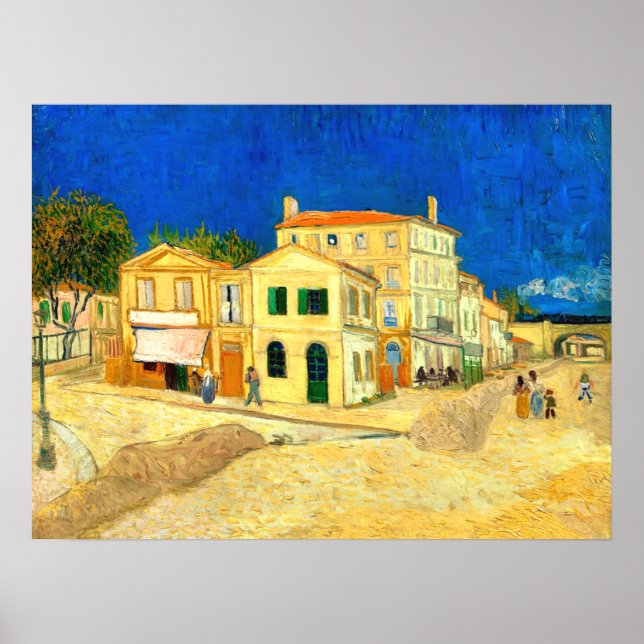 Van Gogh, Det gula huset,  Poster (Framsidan)