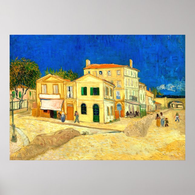 Van Gogh, Det gula huset,  Poster (Framsidan)